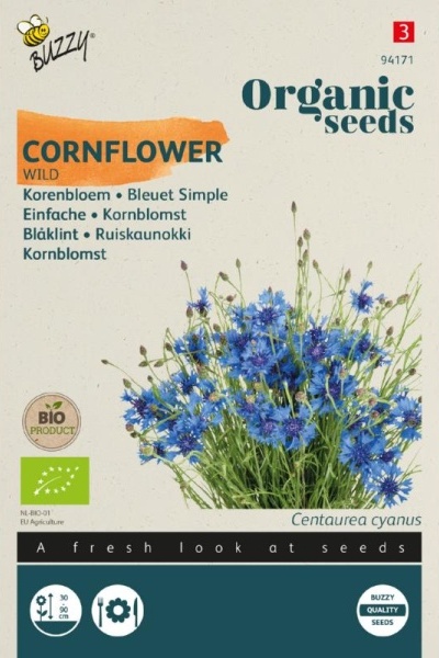 BIO semená Centaurea cyanus Nevädza divoká  cca 0,5 g semien