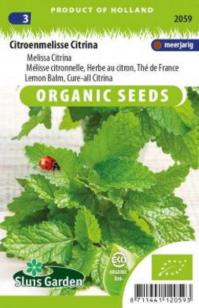 medovka, malisa, citonova melisa, Melissa Officinalis, semena byliniek, bylinky, semena medovky
