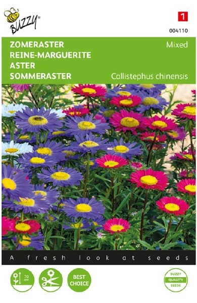 Callistephus chinensis (Astra čínska) Zmes cca 1 g