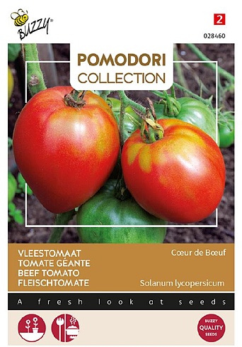 Rajčiak indeterminantný Coeur de Boeuf cca 0,75 g semien