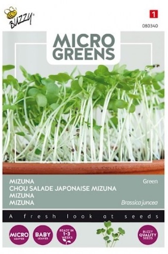 Mizuna na mikrozelninu cca 1 g