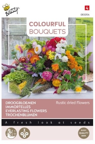 Zmes kvetov Rustikálne sušené kvety cca 5 g semien