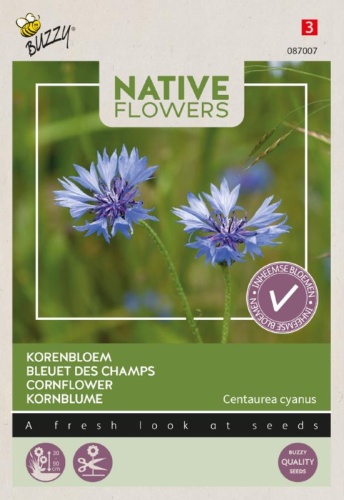 BIO semená Centaurea cyanus Nevädza divoká  cca 0,5 g semien