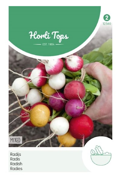 Reďkovka (reďkev) zmes farebná cca 10 g