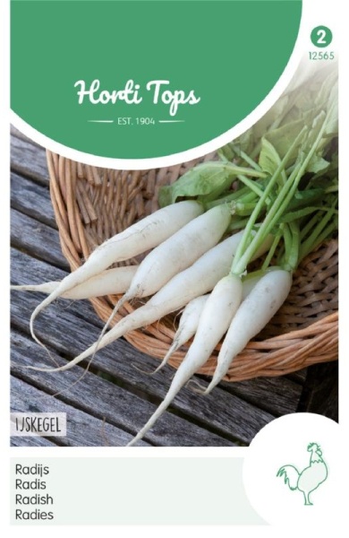 Reďkovka (reďkev) biela dlhá Long White Icicle cca 10 g