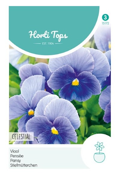Viola wittrockiana, Swiss Giants Celestial Sky Blue  cca 0,4 g