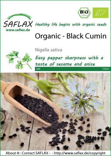 BIO semená, Černuška,  Rasca čierna Rasca čierna (Nigella sativa) cca  300 semien