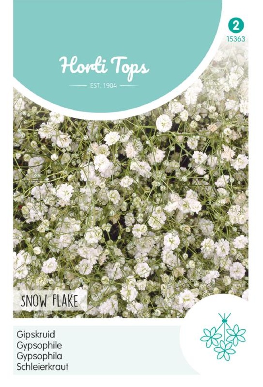 Gypsophila paniculata Snow Flake plnokvetá 0,25g cca. 300 semien