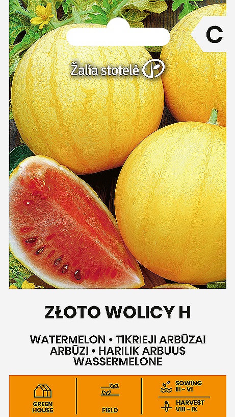 Dyňa (melón vodný) Zloto Wolicy F1, cca 0,5 g