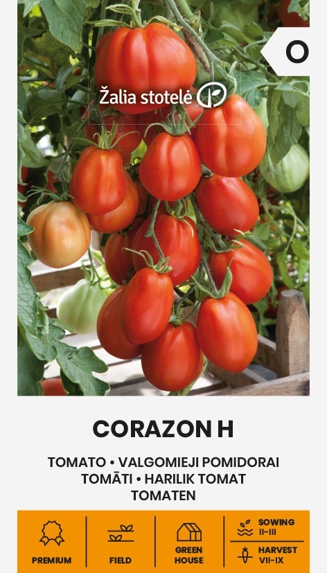 Rajčiak indeterminantný Corazon F1, cca 5 semien