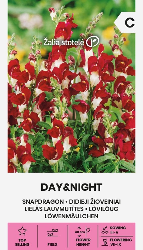 Antirrhinum majus (papuľka) Day & Night, cca 0,3 g