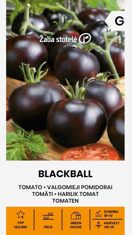 Rajčiak indeterminantný Blackball, cca 0,2 g