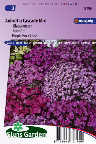 Aubrieta hybrida (tarička záhradná) cade Mix 0,2g