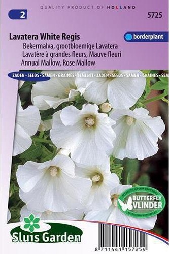 Lavatera trimestris (Slezovec trojmesačný) White Regis 0,4 g cca 50 semien