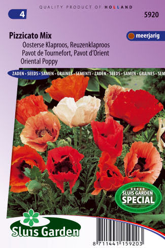 Papaver orientale Pizzicato Mix 0,1g