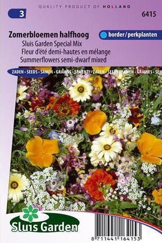 Zmes polovysokých letných kvetov 4 g na cca 6 m2