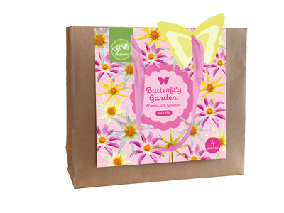 TAŠKA DÁLIA (GEORGÍNA) BUTTERFLY HONEY - 4 ks