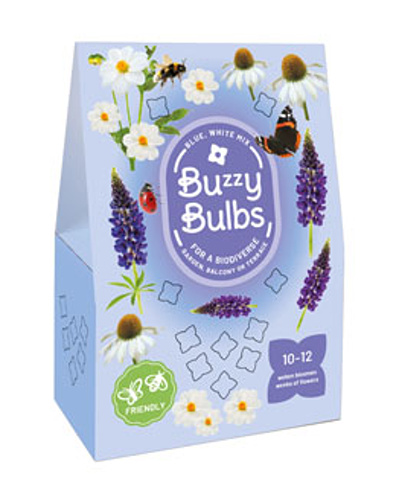 TAŠKA ZMES BUZZY BLUE-WHITE MIX - 5 ks