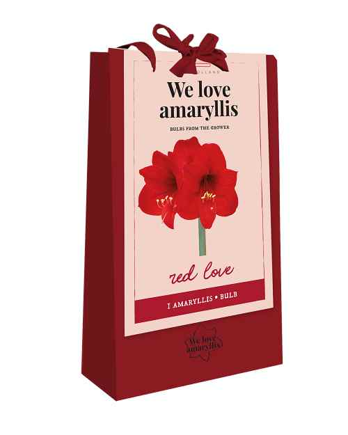 TAŠKA 'WE LOVE AMARYLLIS' RED 1 ks