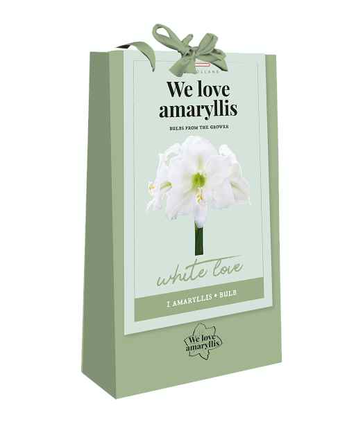 TAŠKA 'WE LOVE AMARYLLIS' WHITE 1 ks