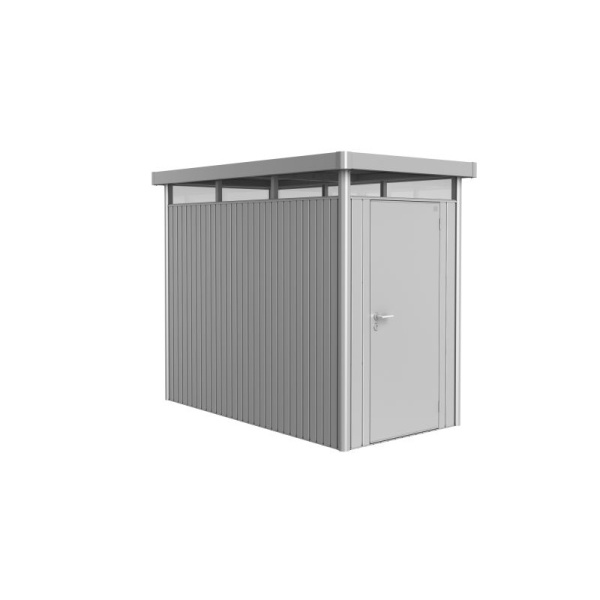 Biohort záhradný domček HighLine® HS 155x275x222 strieborno metalický