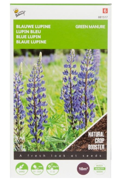 Lupinus modrý 100 g cca na 10m2