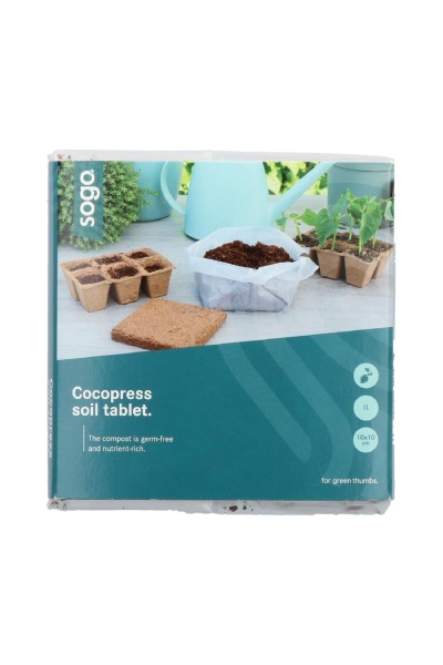 Lisované kokosové vlákno 1 l 10x10 cm