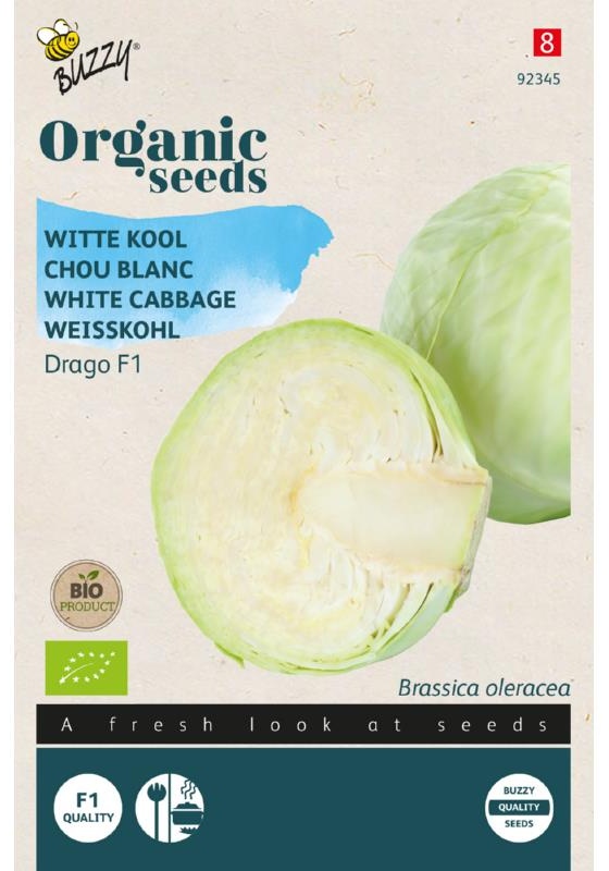 Kapusta biela BIO Drago F1 cca 25 semien