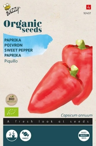 Paprika sladká Piquillo BIO cca 0,25 g semien