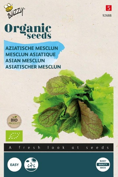 Šalát zmes Asian Mesclun BIO cca 3 g