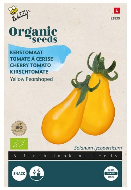 Rajčiak indeterminantný Yellow Pearshaped BIO cca 0,1 g