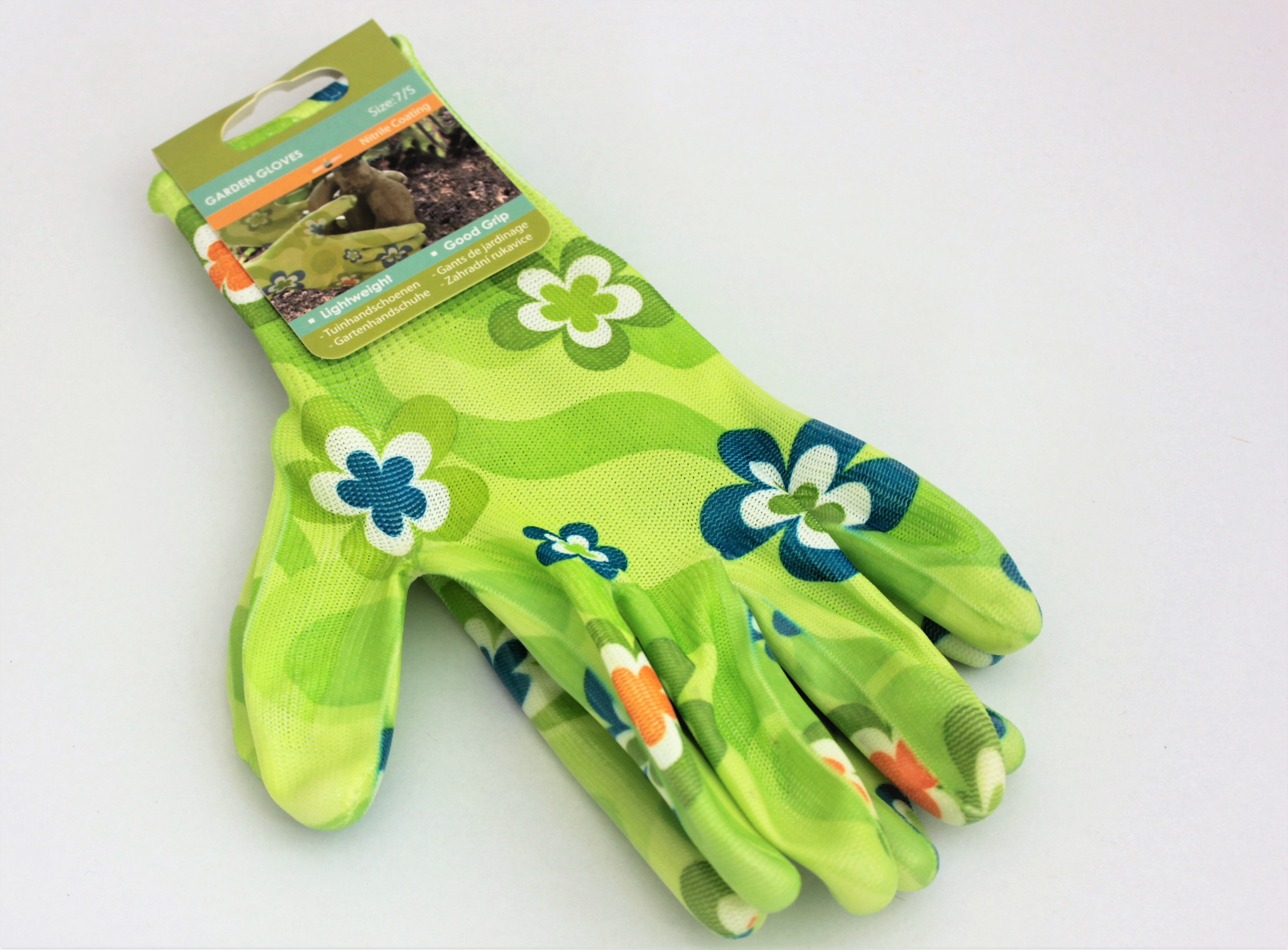 Záhradné rukavice zelené