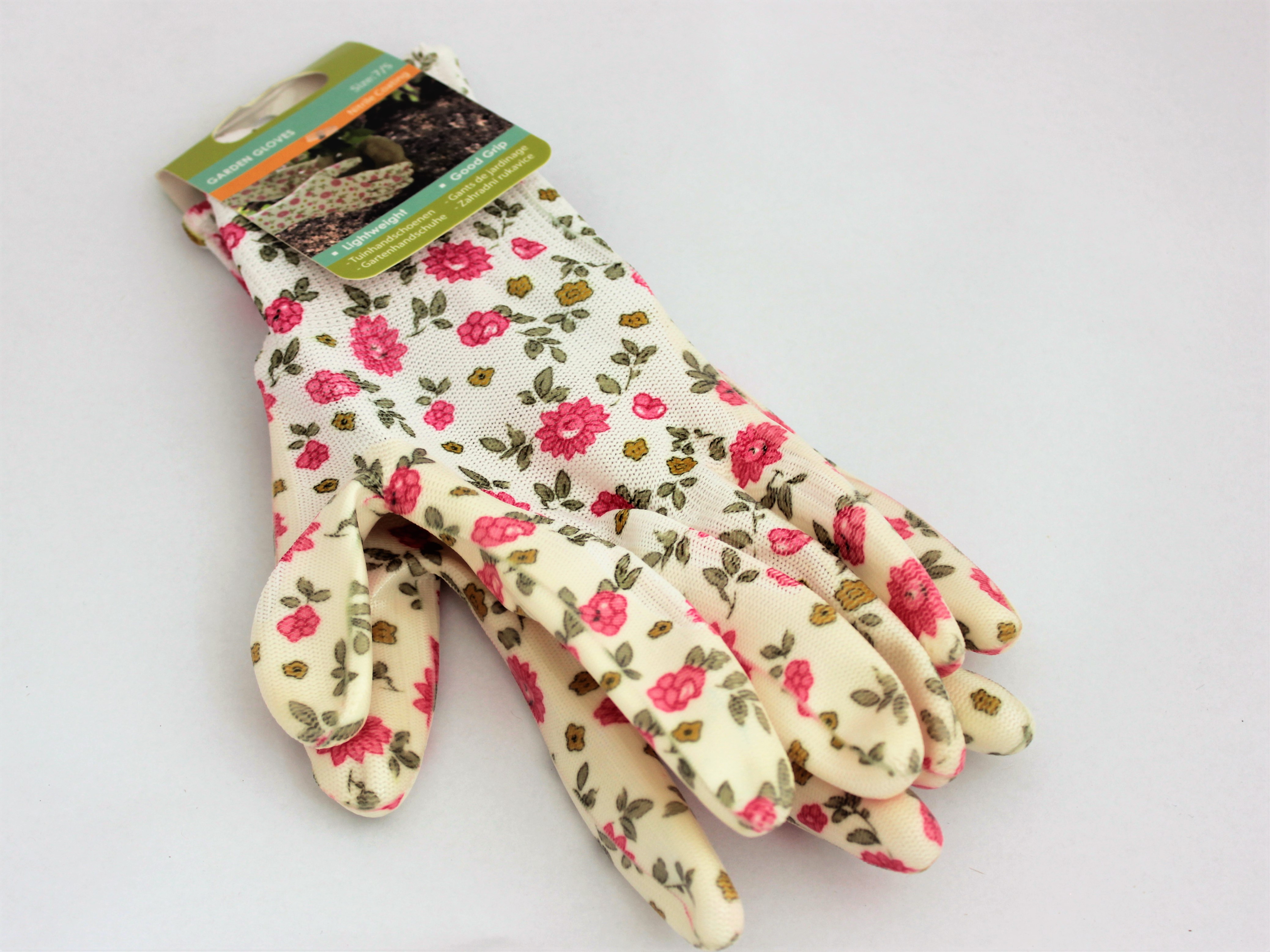 Záhradné rukavice Kvietkované