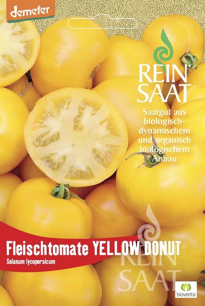 Rajčiak kríčkový Yellow Donut BIO cca 35 semien