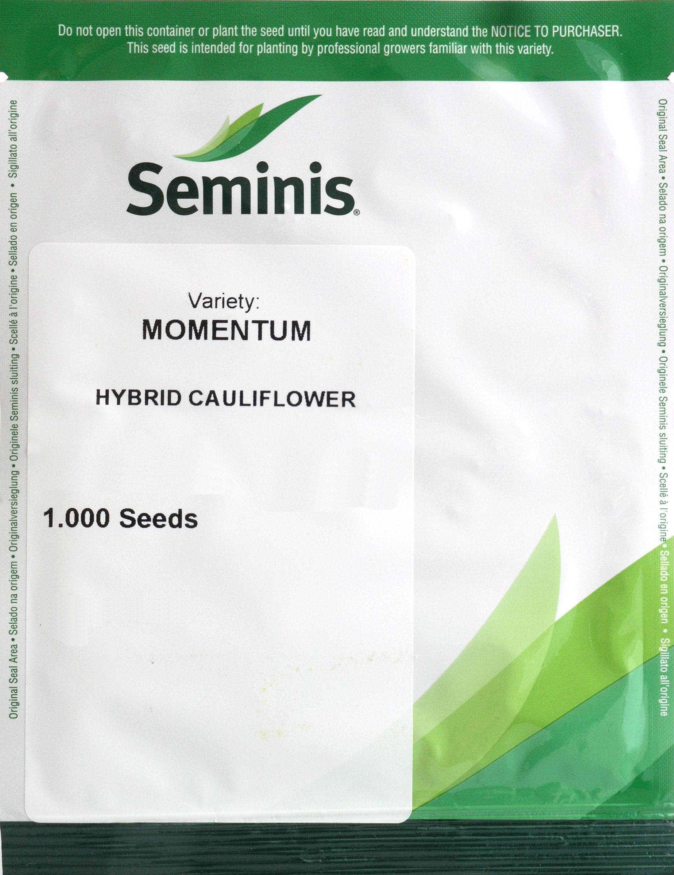 Karfiol hybridný, skorý Momentum F1 2500 semien