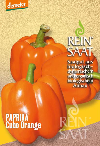 Paprika sladká Cubo Orange BIO cca 30 semien