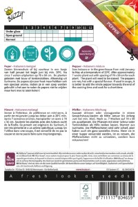 Paprika plivá Habanero zmes farieb 