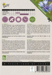 BIO semená Centaurea cyanus Nevädza divoká  cca 0,5 g semien