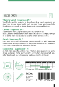 Sladkámrkva, dlhá mrkva, SUPERSNAX, semena mrkvy