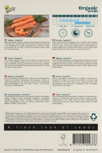 BIO mrkva, mrkva Caravel, semená mrkvy