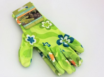 Záhradné rukavice zelené