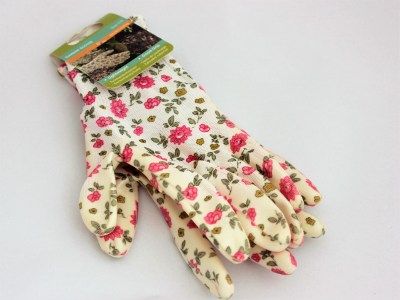 Záhradné rukavice Kvietkované