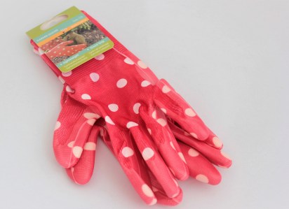 Záhradné rukavice cervené