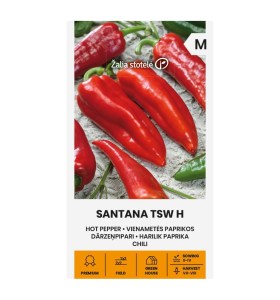Balenie semien hybridnej čili papriky Santana TSW H 10ks na predpestovanie