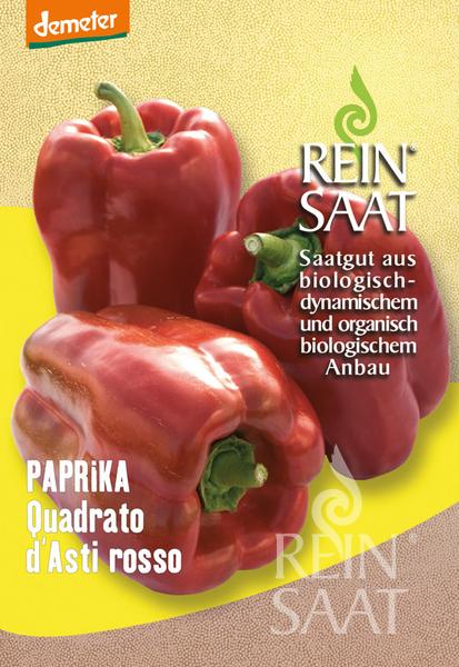 Paprika sladká Quadrato d´Asti rosso cca 35 semien