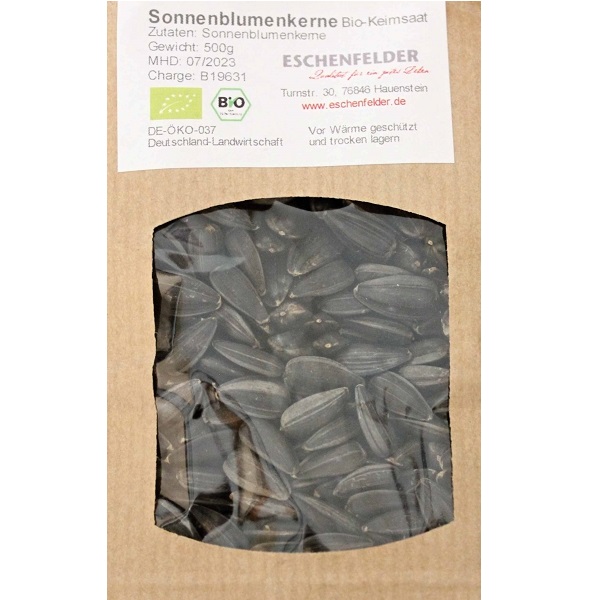 BIO semená na klíčenie a mikrozeleninu Slnečnica 500 g